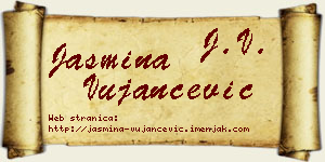 Jasmina Vujančević vizit kartica